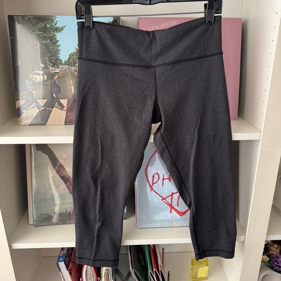 lululemon athletica Pants - LULULEMON Grey Crop Capri Leggings